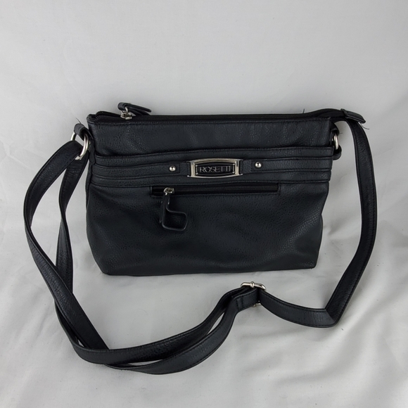 Rosetti Bags Vintage Rosetti Black Faux Leather Crossbody Poshmark